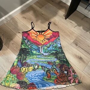 Current Mood FOREVER CALIFORNIA DREAMIN' MESH DRESS